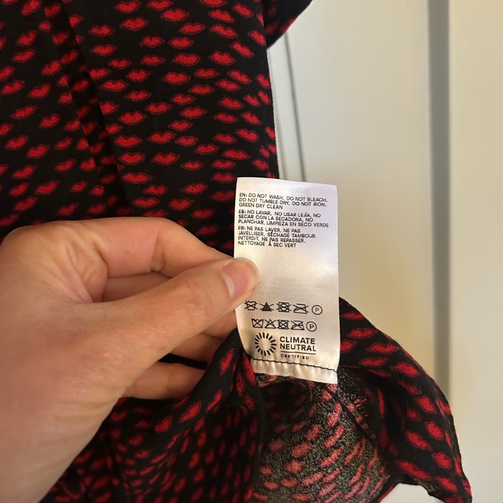 Reformation Patterned Tie Top - Picture 9 of 10